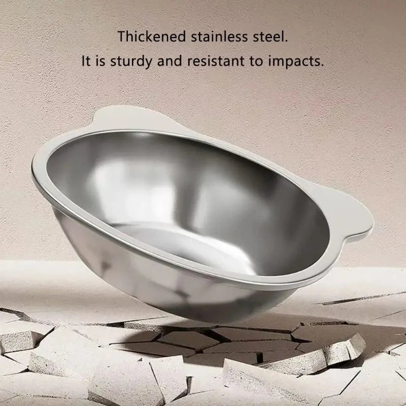 304 Stainless Steel Elevated Cat Bowl for Healthy Eating