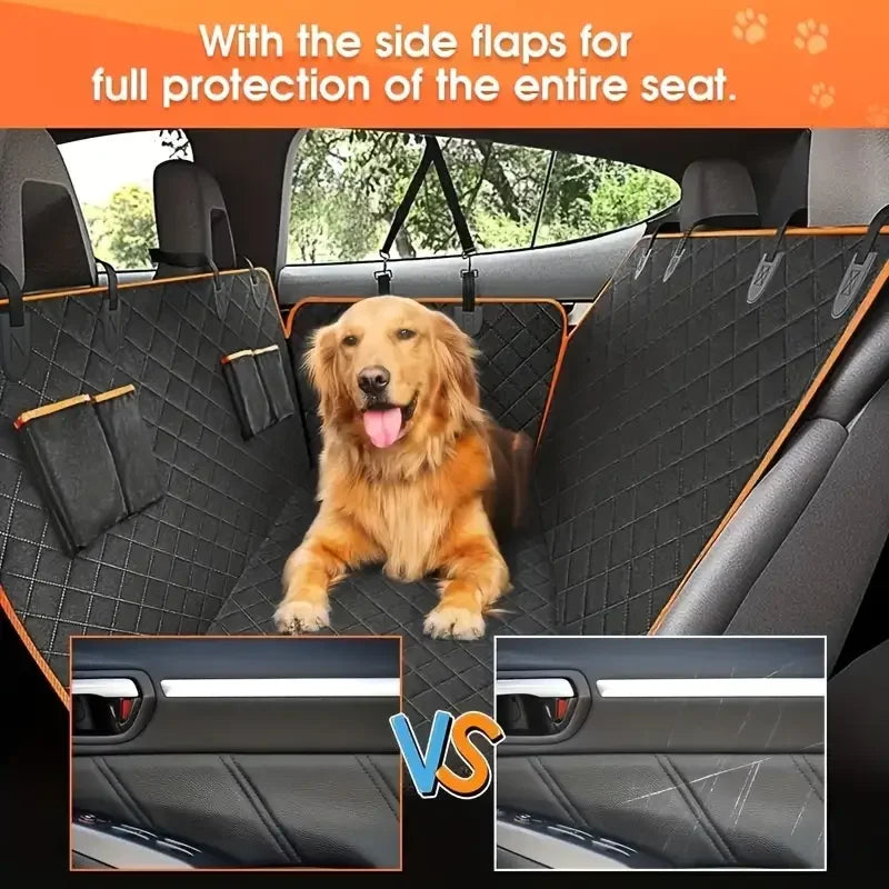 Waterproof Dog Car Seat Cover Hammock for Back Seats