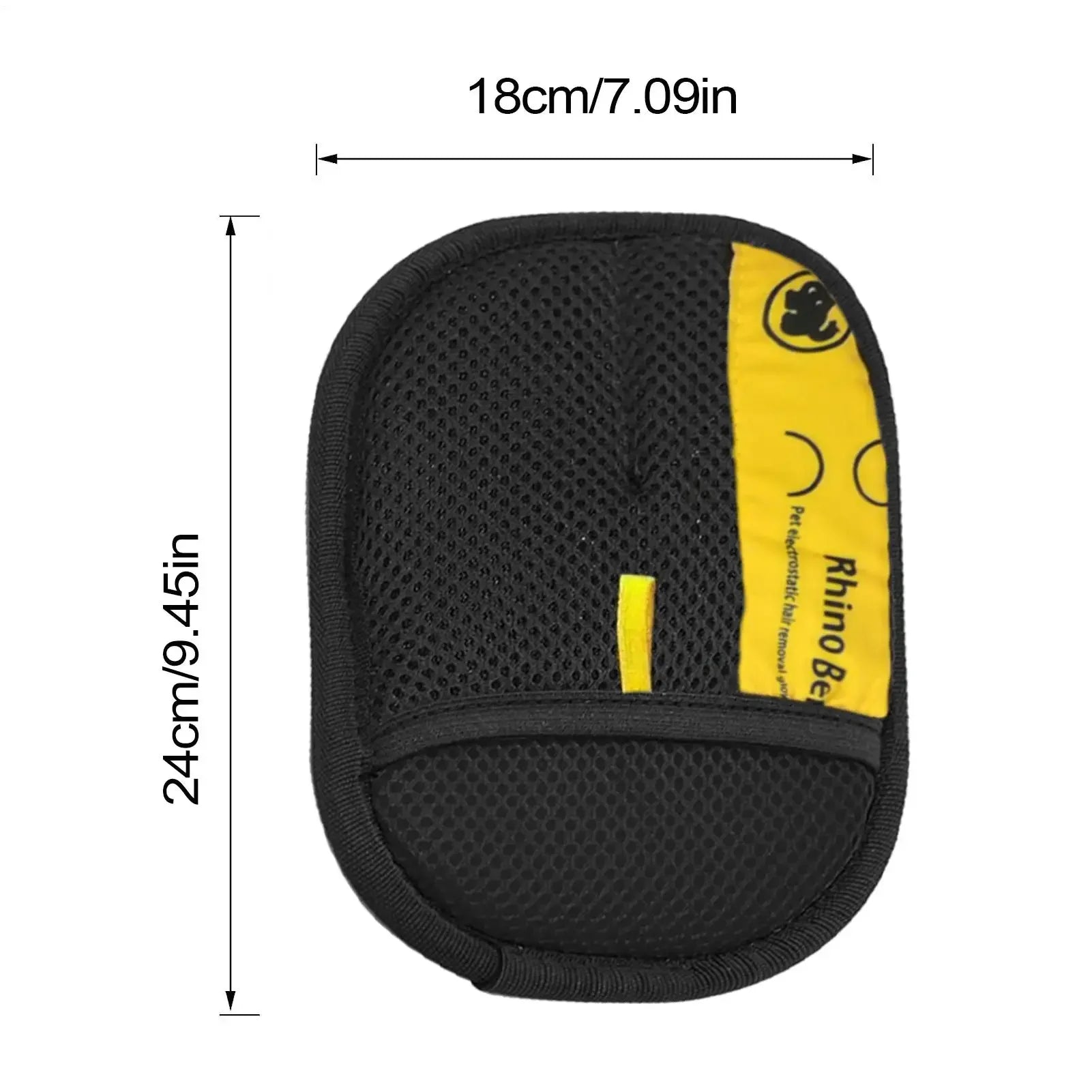 Pet Hair Removal Glove Brush for Clothes, Sofa & Carpet